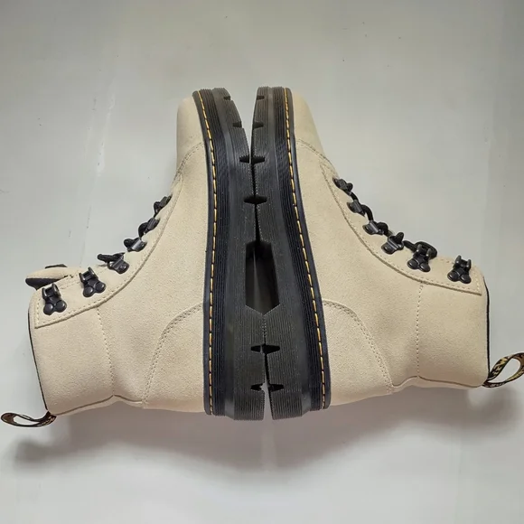 NEW Dr.Martens Cream Suede Utility Boots Women's 6 - Picture 5 of 9